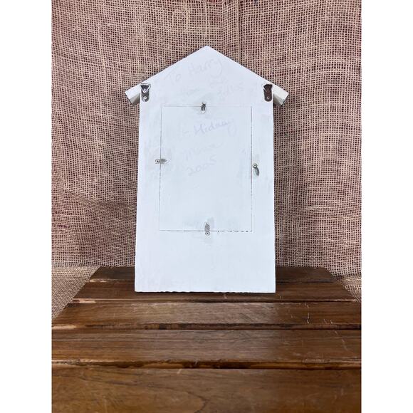 Wood Nautical “Gone Fishing” Theme Mirror with 2 Hanger Shelf~Bathroom Decor - Picture 9 of 9